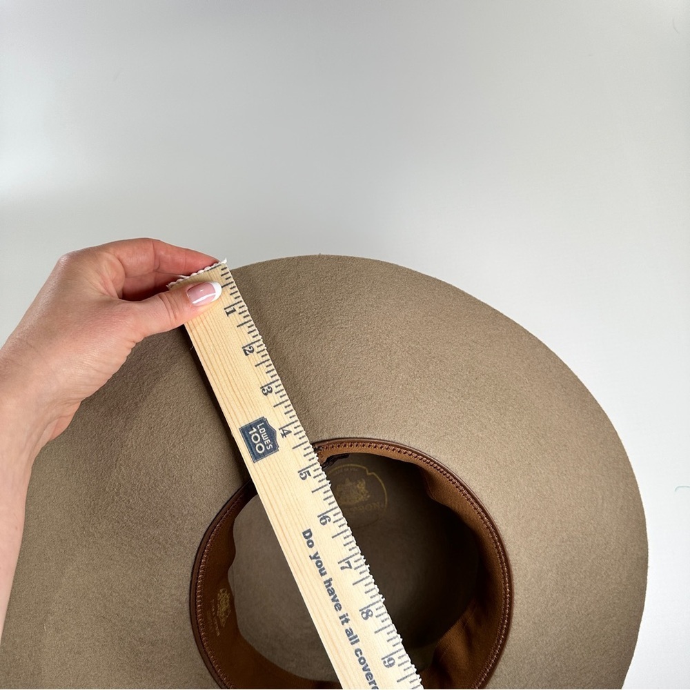 Stetson Women’s Soft Wide Brim Wool Felt Hat Tan Large - Picture 13 of 14